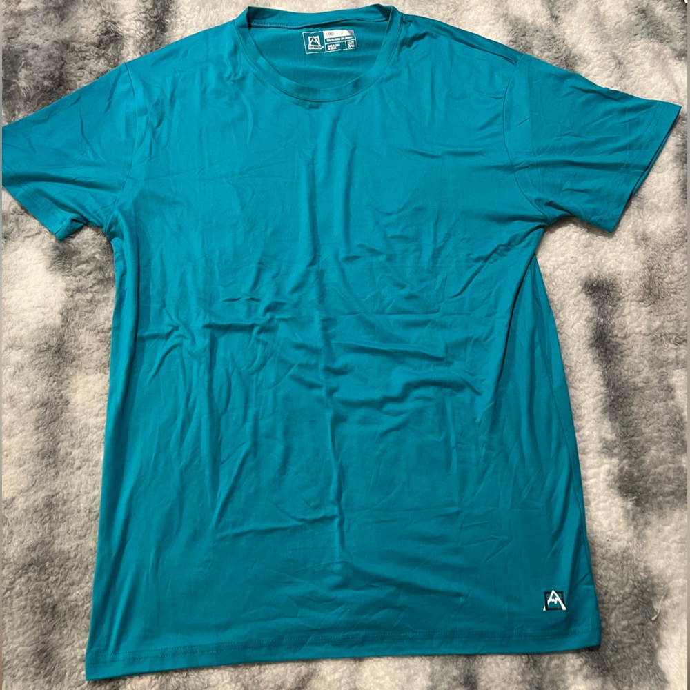 Away Turquoise Short Sleeve Tee
